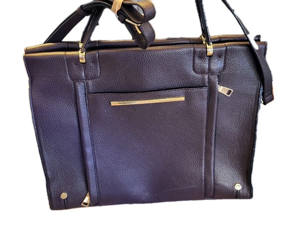 Steve Madden Large Brown Satchel Bag Tote Purse